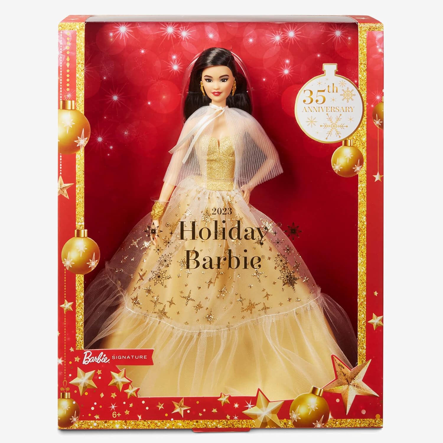 Lalka Barbie Holiday 2023 lalka świąteczna HJX07