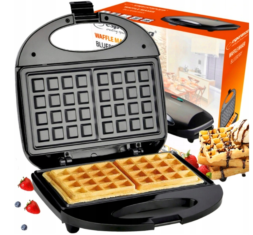 Solidna Gofrownica Opiekacz Do Gofrów Gofry 750W