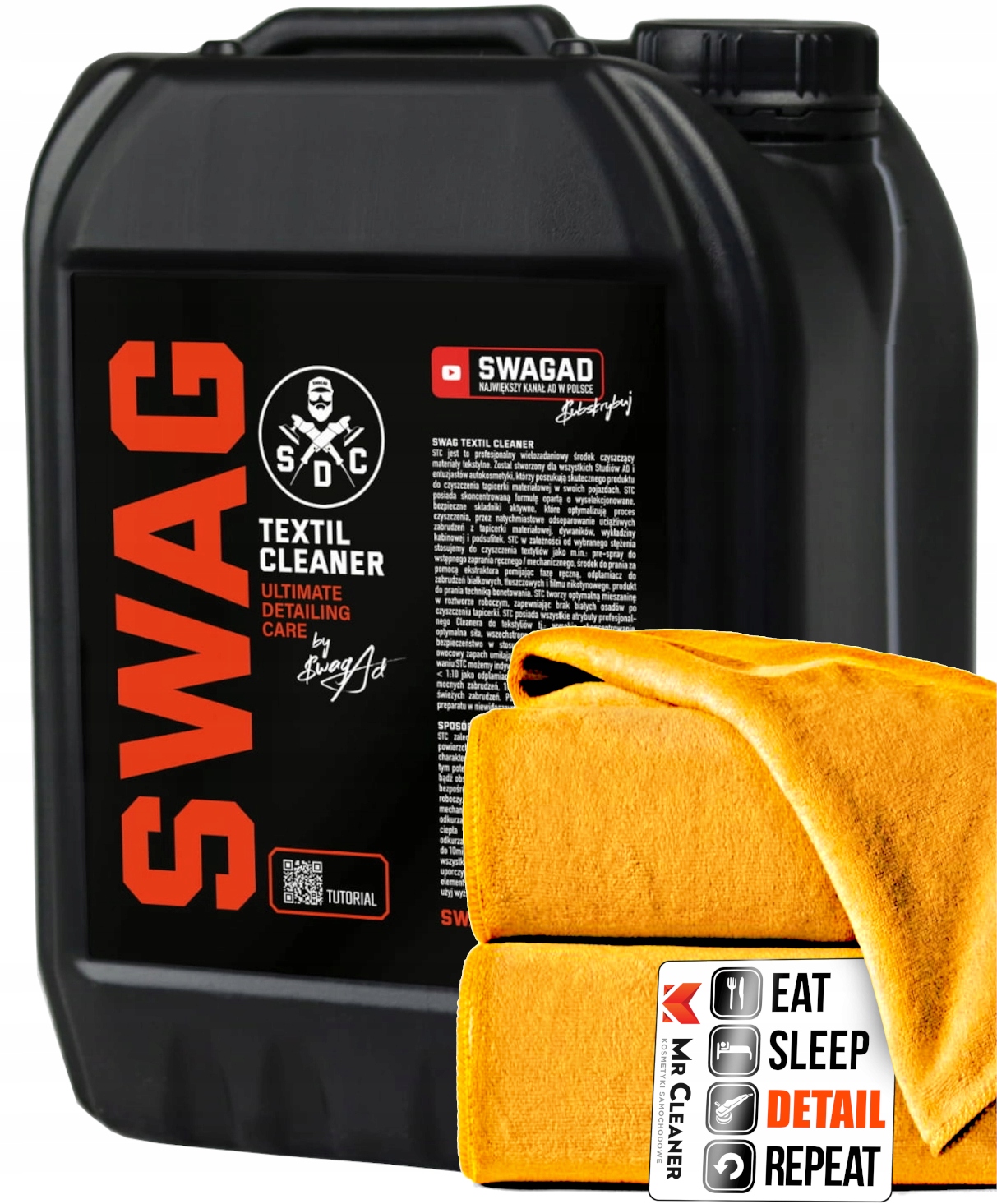 Swag Textil Cleaner Do Czyszczenia Materiałów 5L