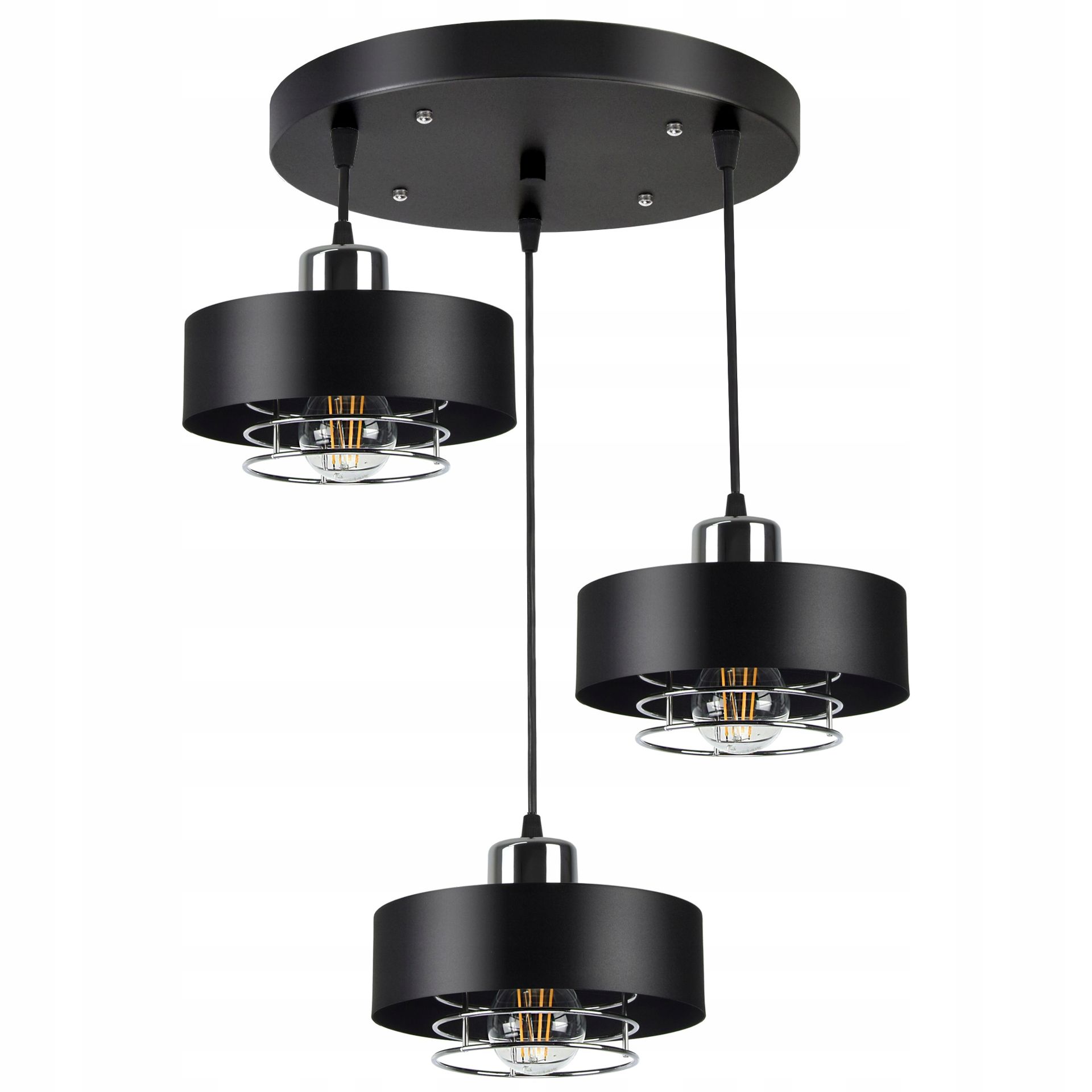 Lampa Żyrandol Led Sufitowa Wisząca Vigo II Chrom