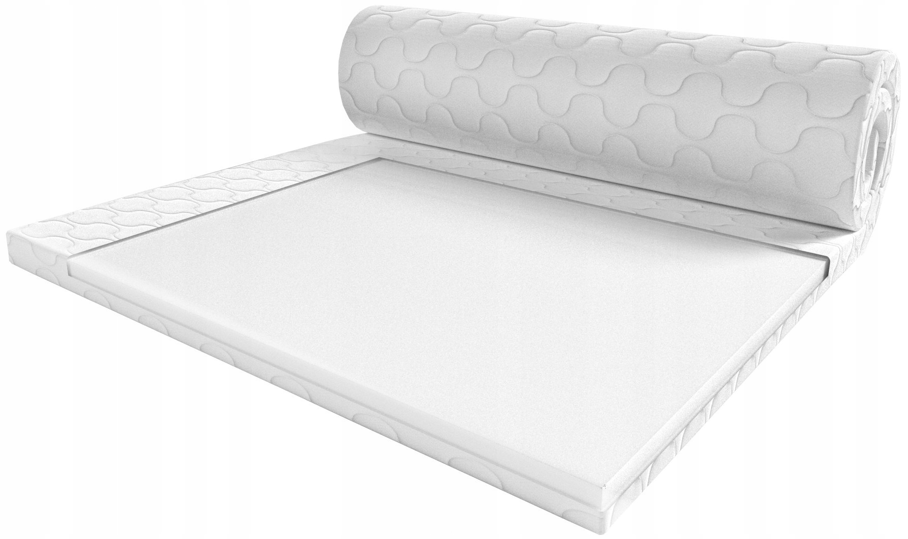 Materac Nawierzchniowy 140x190x5cm Topper Pianka