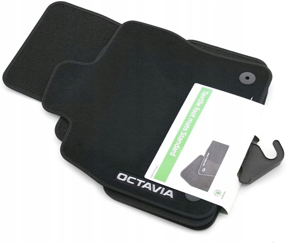 Dywaniki Welurowe Przód+tył Skoda Octavia III 2013-2020 Oryginał