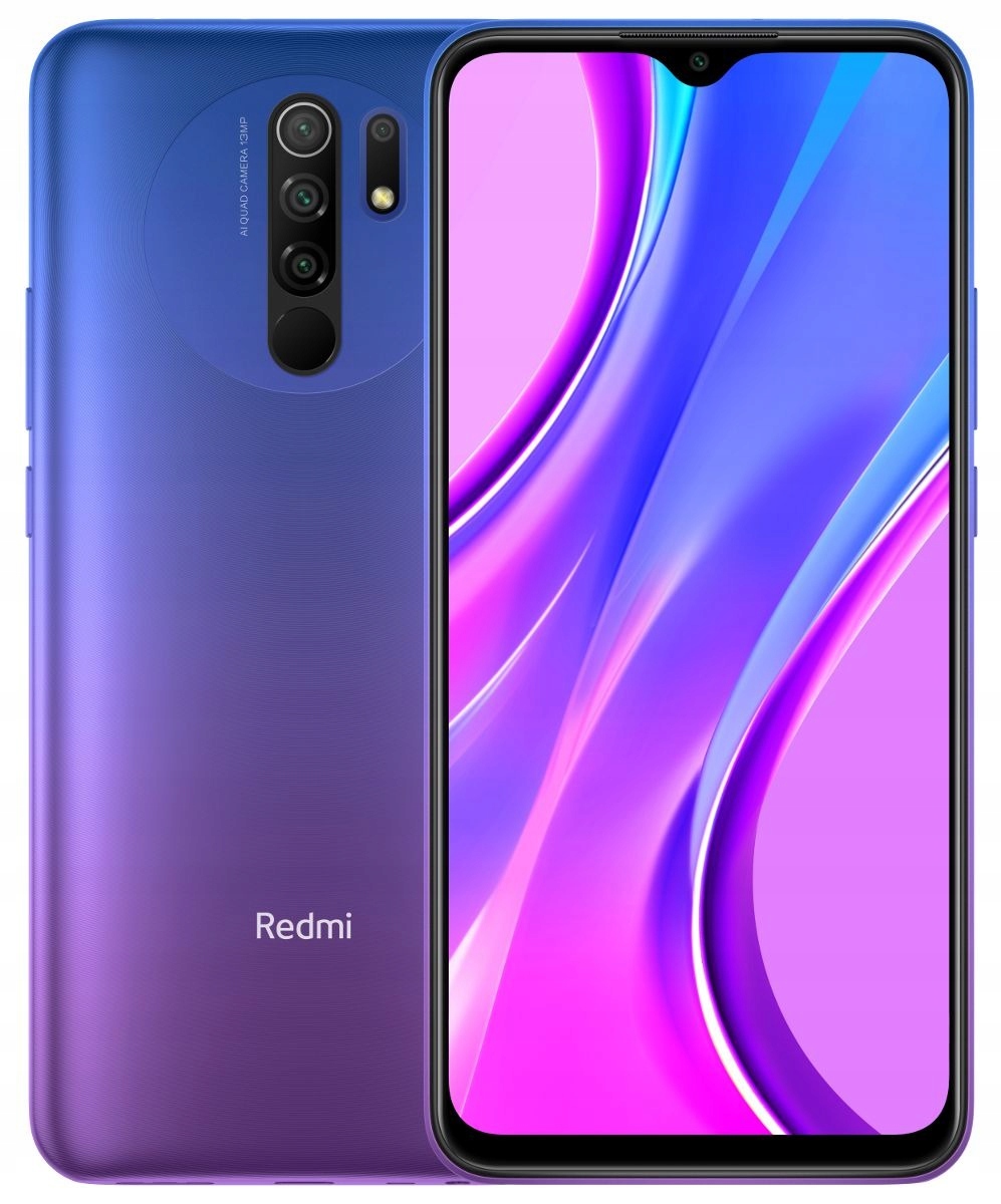 Xiaomi Redmi 9 4/64GB 4G LTE DualSim Sunset Purple Fioletowy 