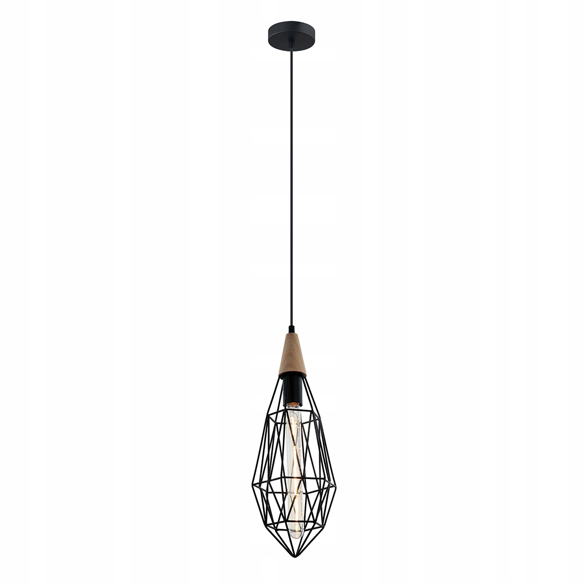 Italux Maelle MDM-2595/1S Bk lampa wisząca 1x40W/E14