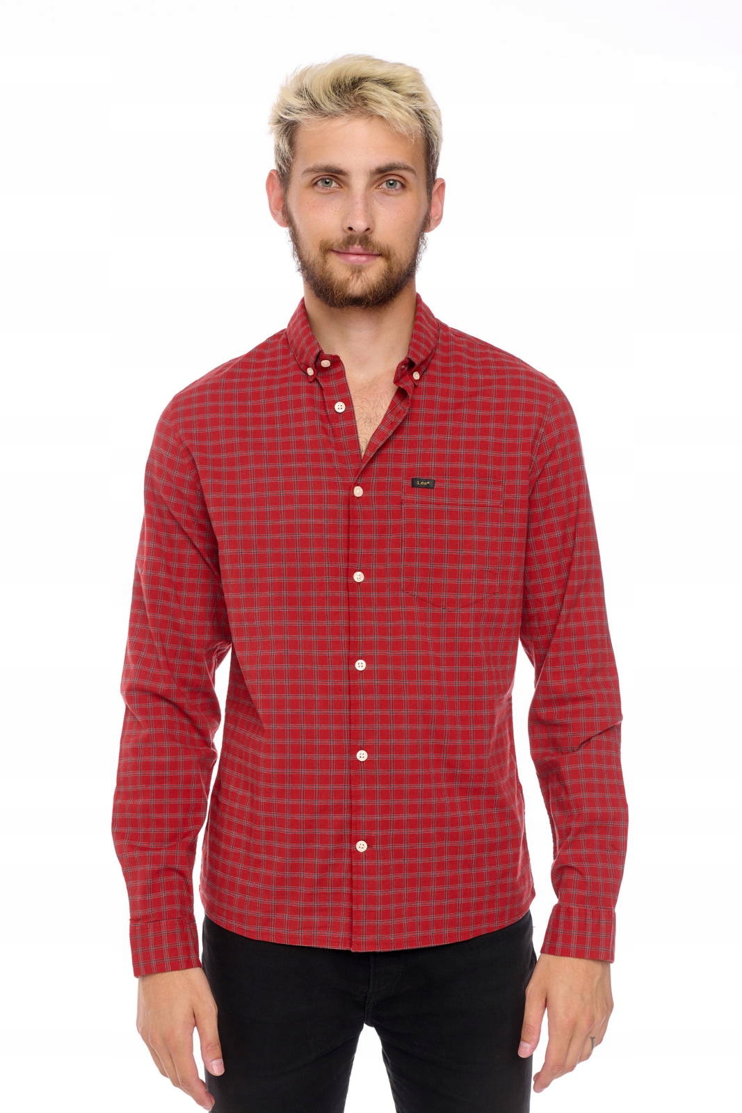 Lee Slim Button Down Red Ochre L66XRQOE M