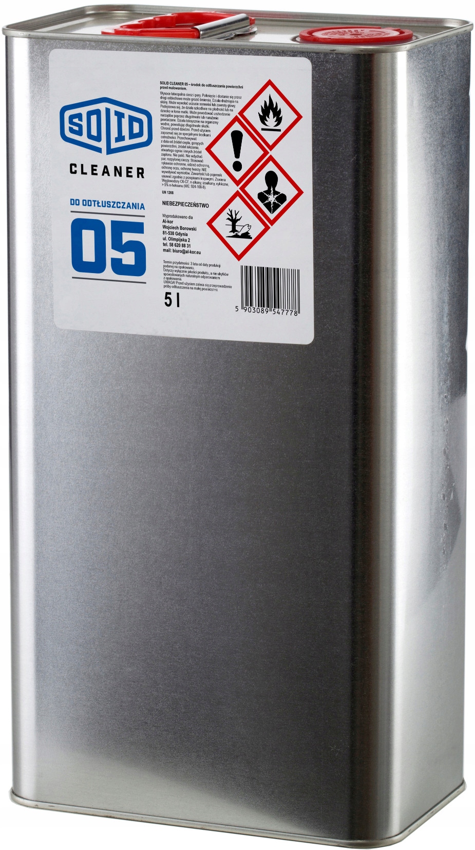Solid Cleaner 05 do odtłuszczania 5 L