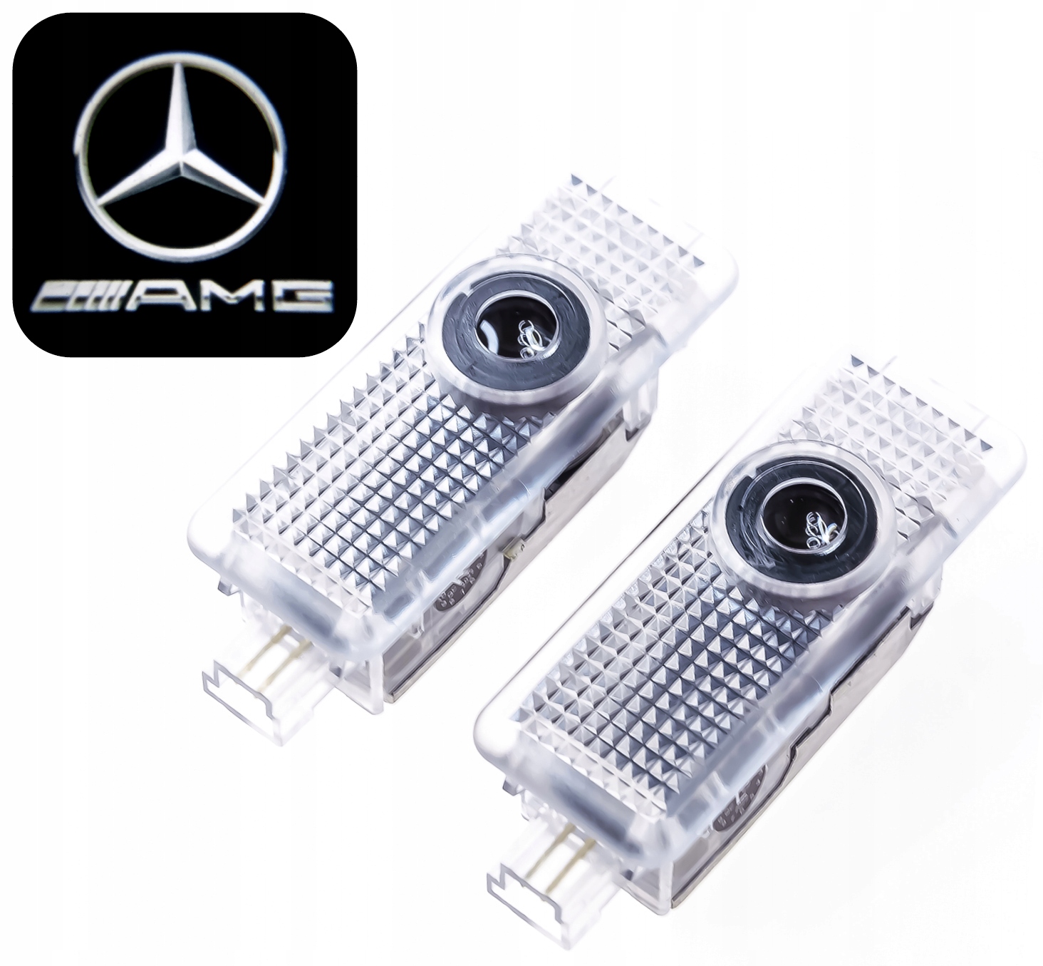 2 Projektory Led Logo Mercedes Amg Cla Cls E Coupe C Coupe Cabrio C205 C207