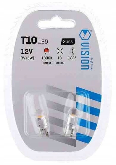 Żarówka Vision WY5W (T10) 12V F10 Led Amber 2 szt.