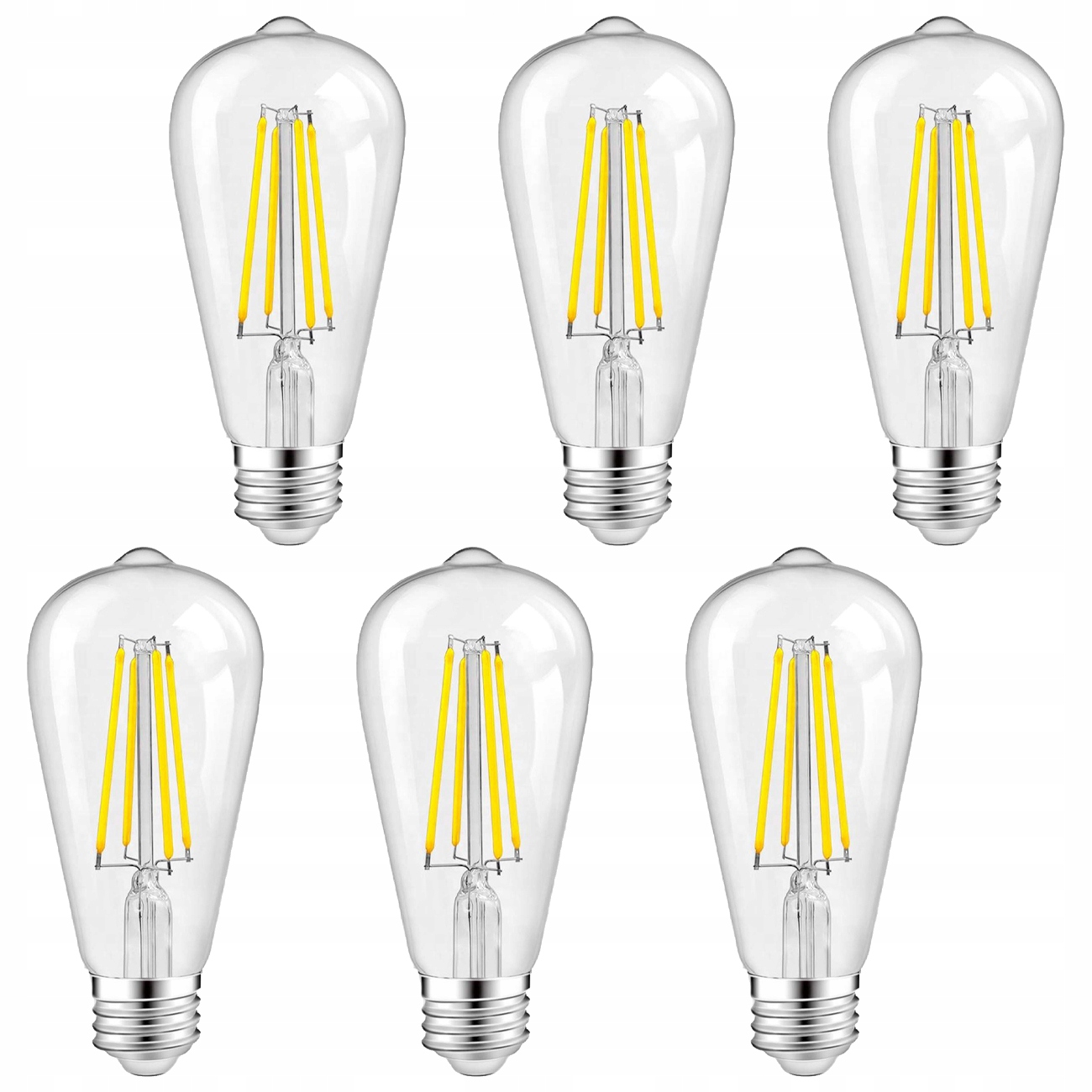 Żarówka E27 Led filament 10W 1000lm=75W ST64 Neutralna ozdobna Savineo