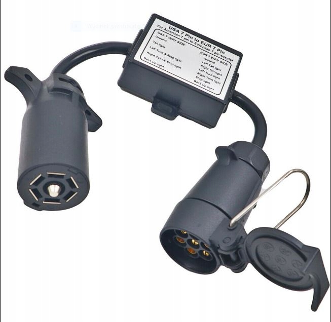 Adapter Gniazda Hakowego Od Nas Do Eu 7PIN