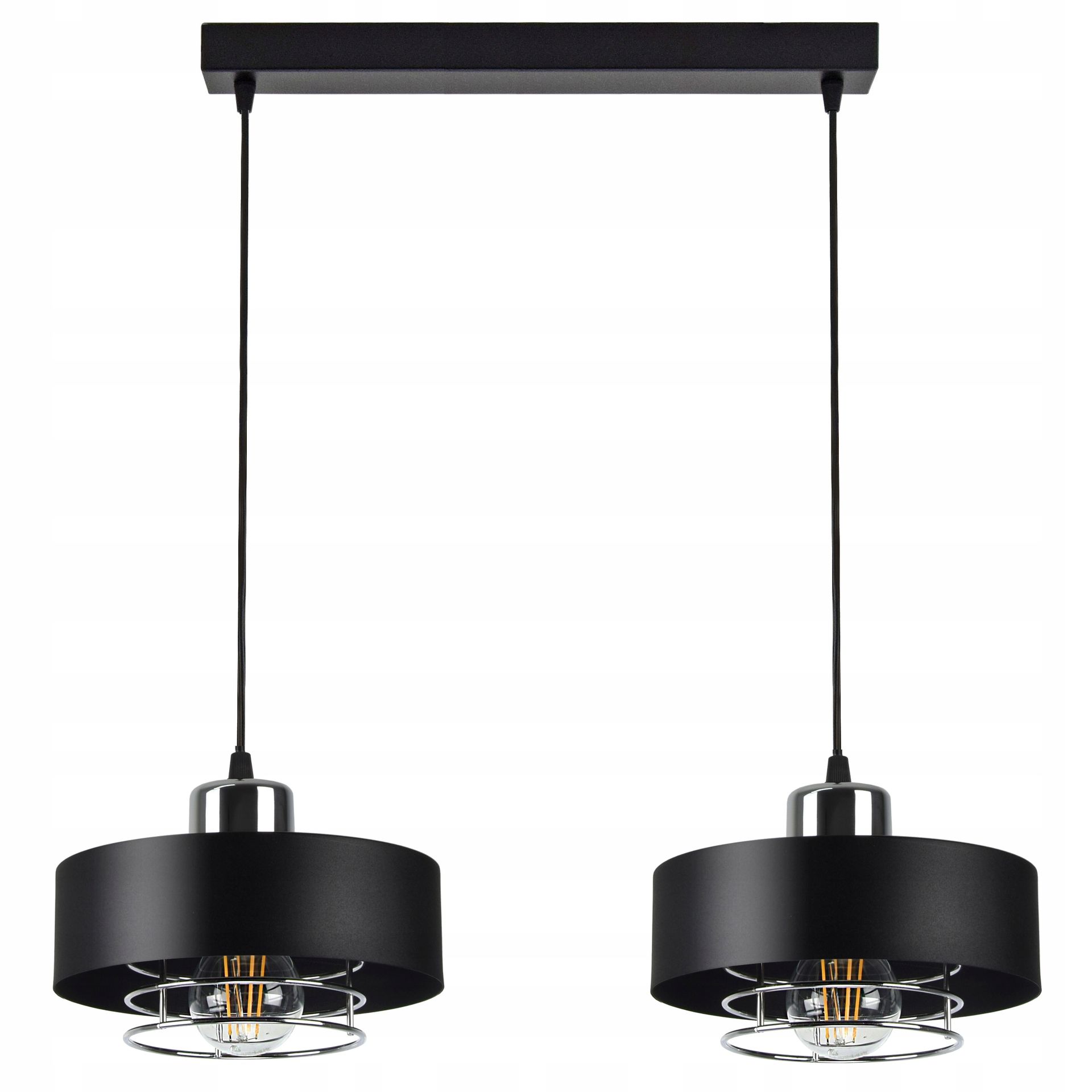 Lampa Żyrandol Led Sufitowa Wisząca Vigo II Chrom