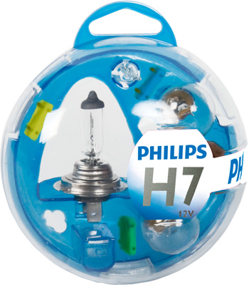 Zestaw Żarówek H7 12V +pomarańczowa Philips Essential Box