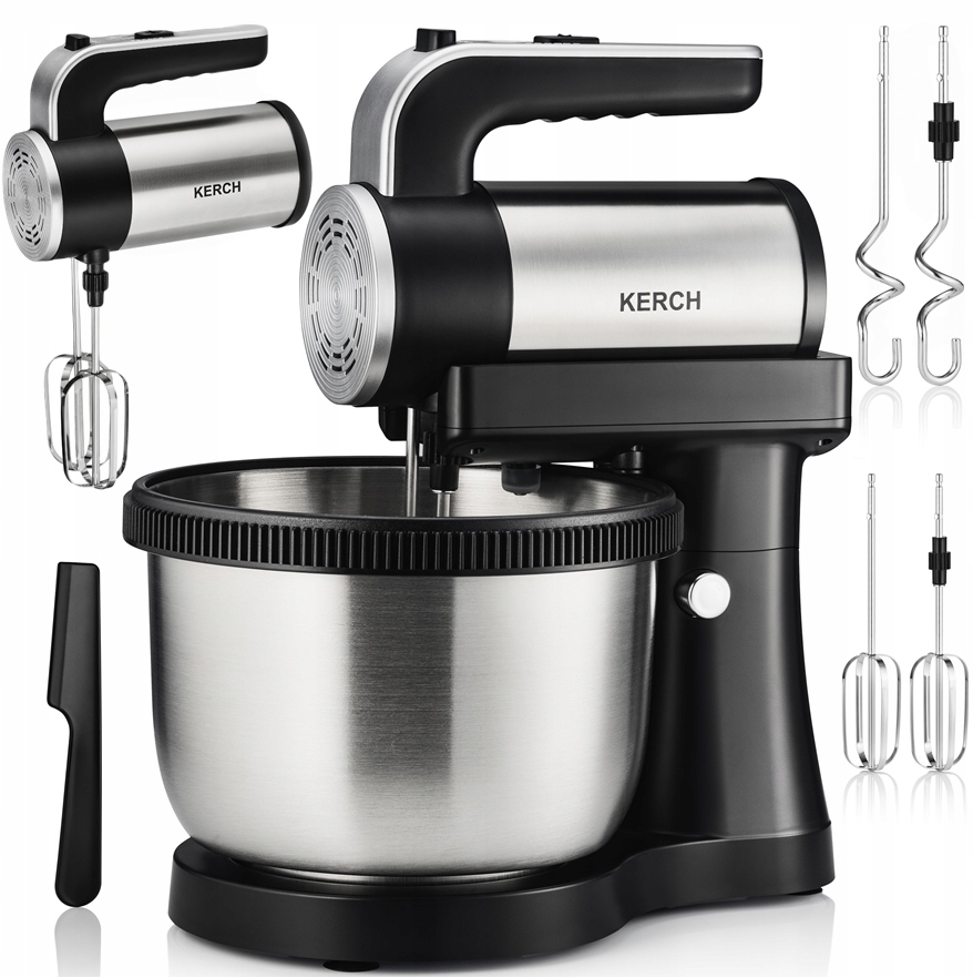 Mikser Z Misą Obrotową Robot Kuchenny Kerch Simple 800W +akcesoria