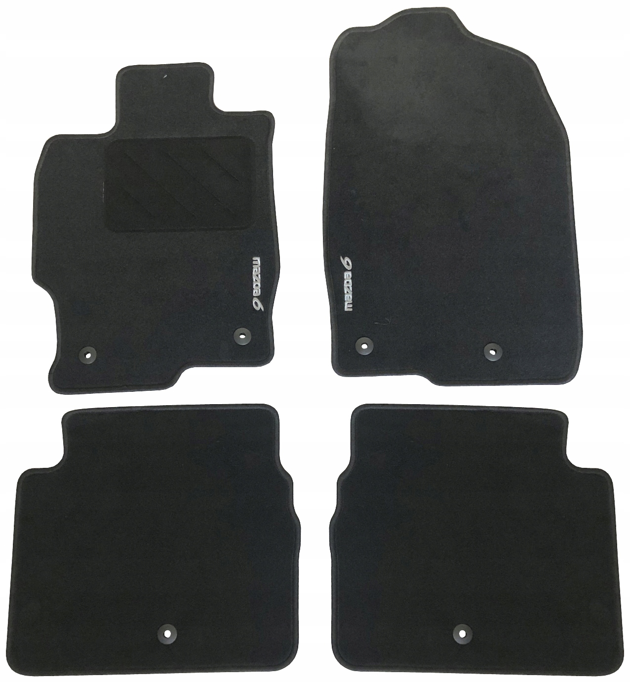 Dywaniki Welurowe Przód+tył Mazda 6 Gh 2007-2012 Standard Oryginał