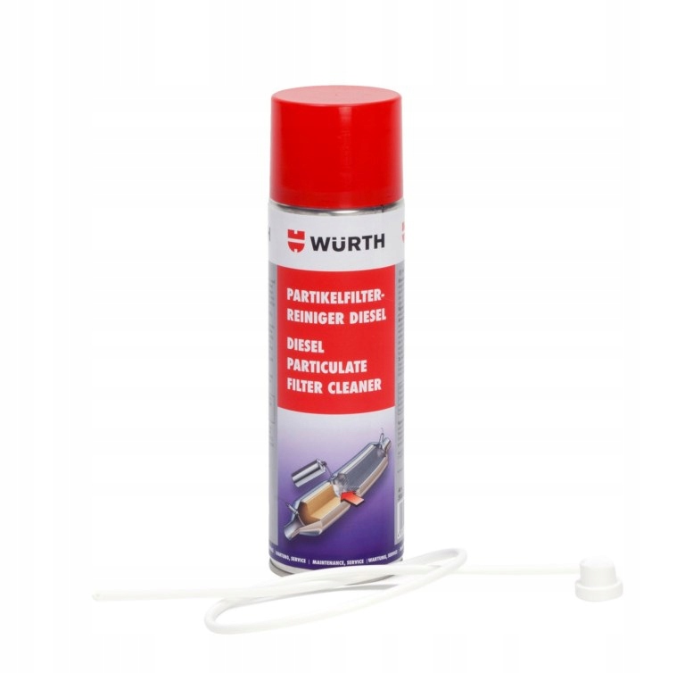 Zmywacz Środek Preparat Czyszczący Do Filtrów Cząstek Dpf Fap Wurth 400ML