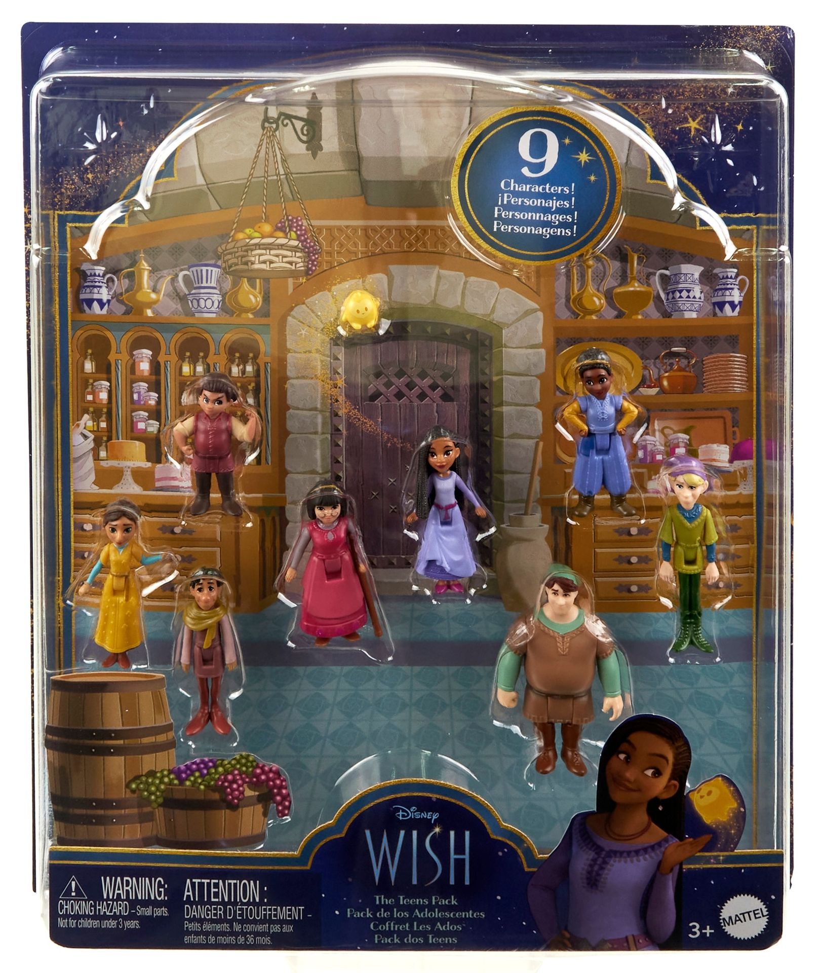 Disney Życzenie figurki Wish Zestaw Figurek HPX36 Magiczny Świat Rosas