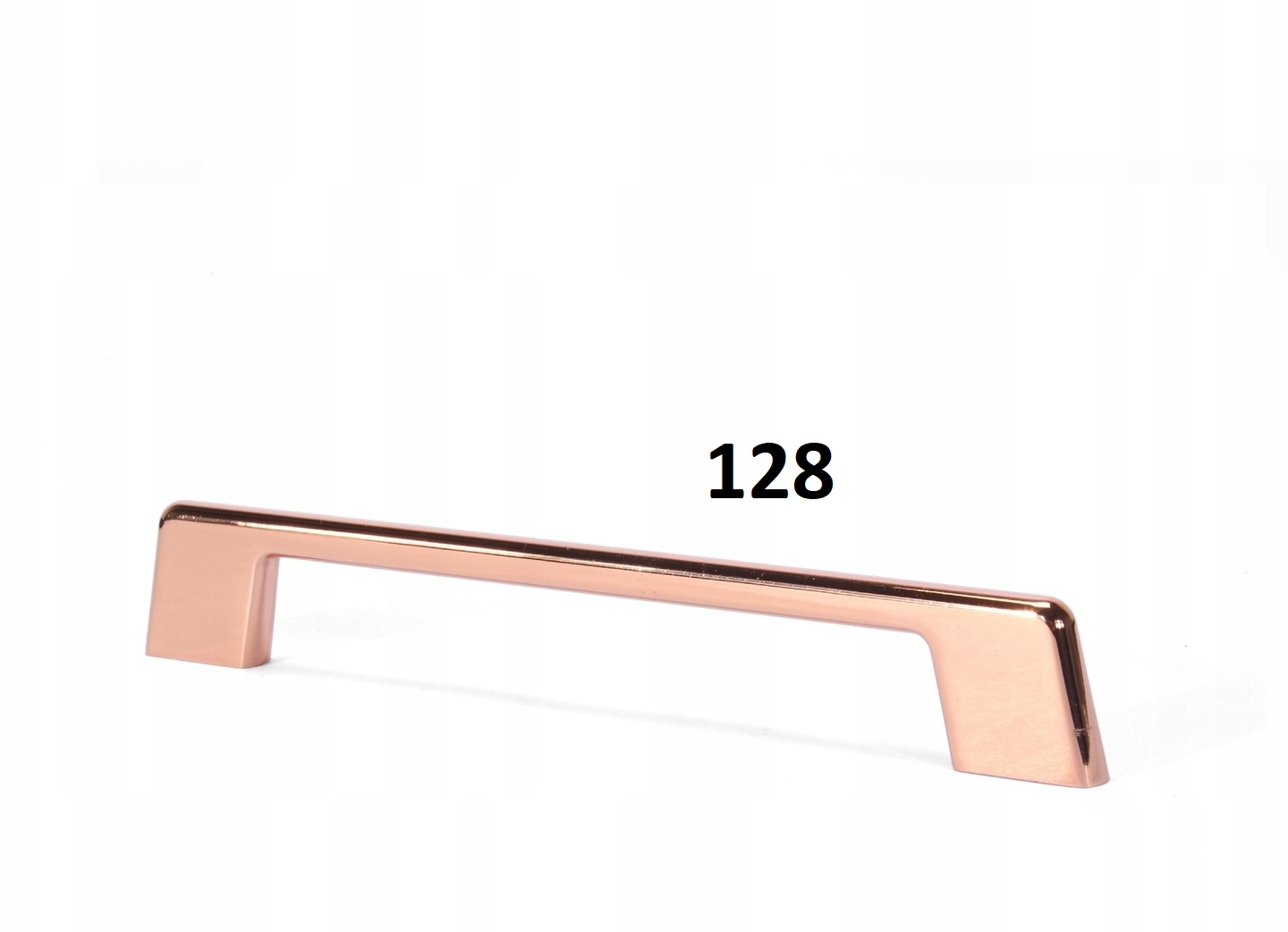 Uchwyt meblowy UU55 G18 128 mm miedź połysk