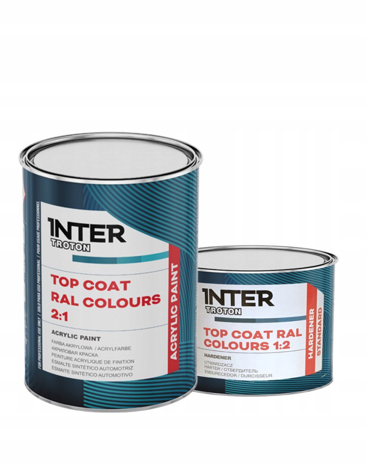 Troton farba akrylowa Ral 9016 biała 1L+utwardzacz