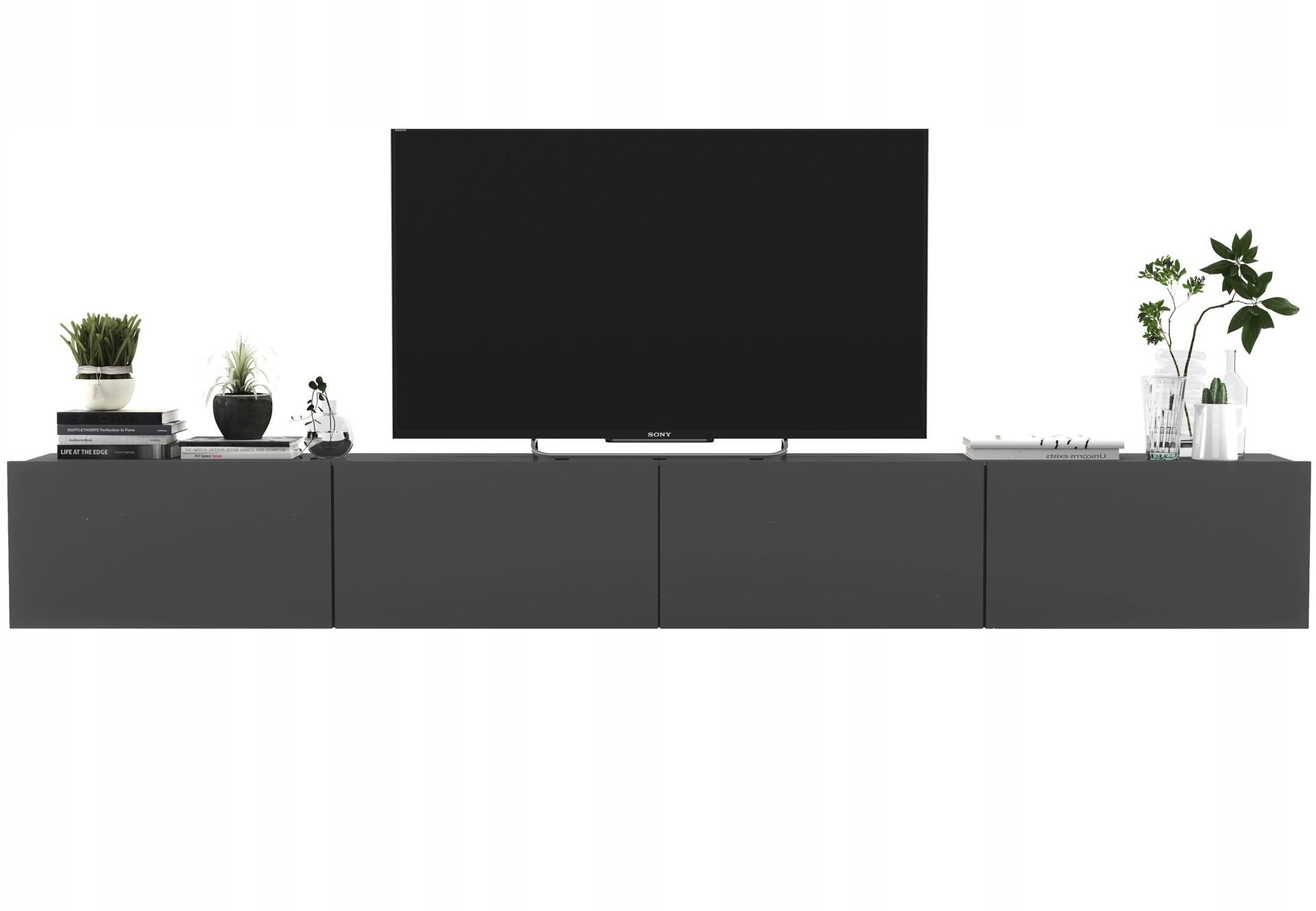 Szafka Rtv Loft wisząca grafit komoda Rtv Loft 240