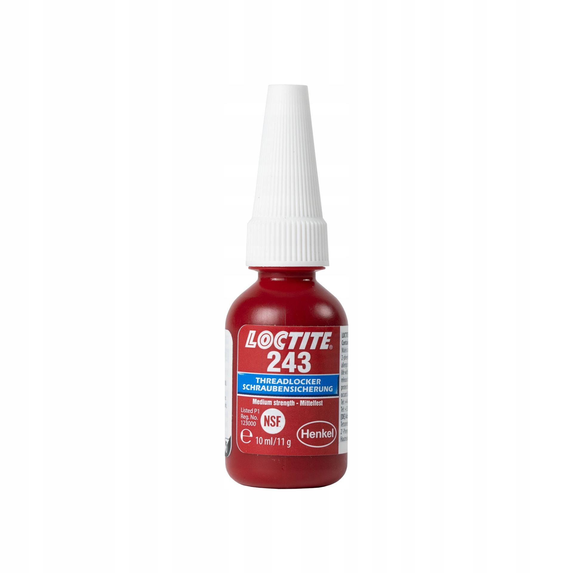Loctite 243 Klej Do Gwintów Średni Niebieski 10ML, Autoryzowany Dystrybutor