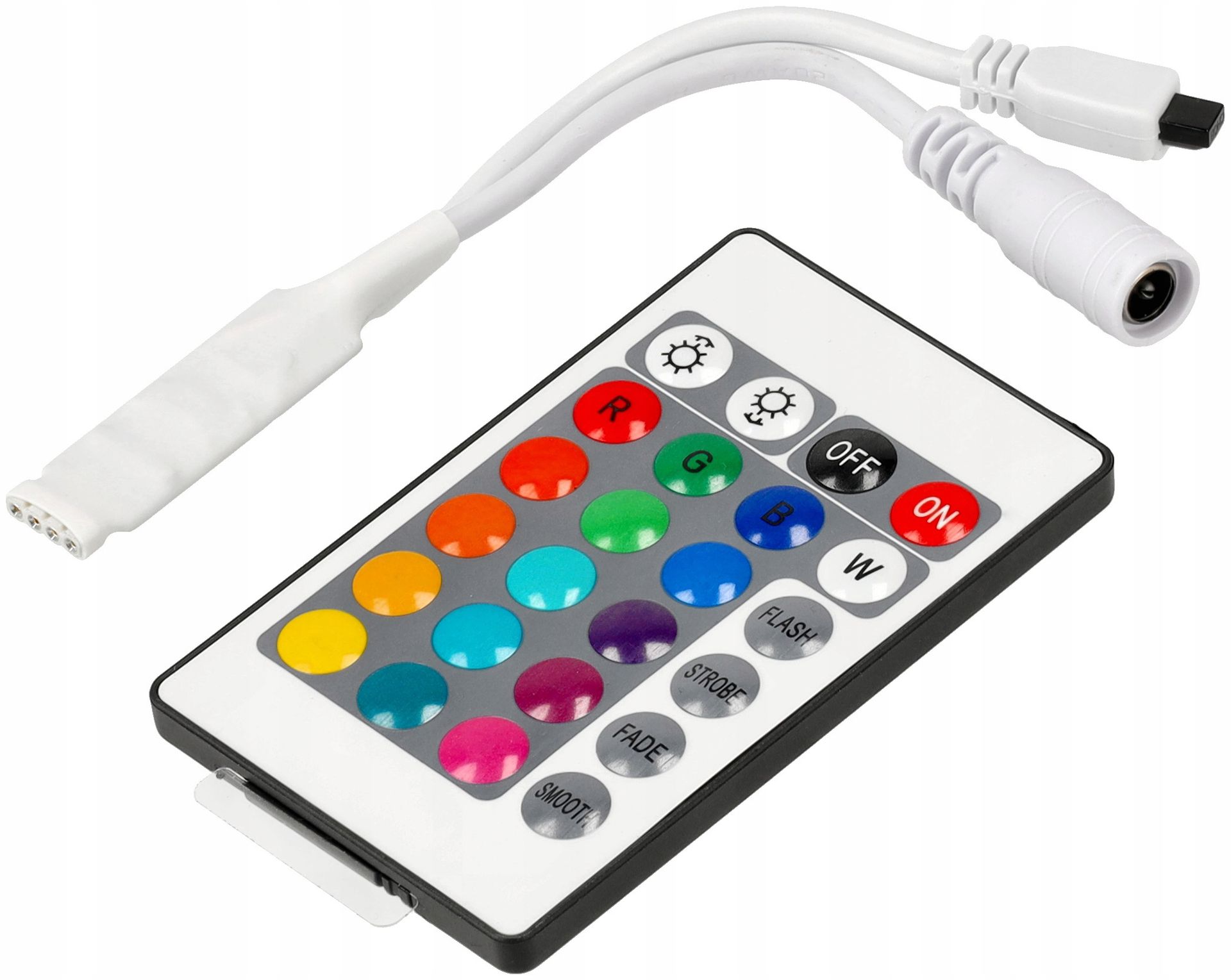 Sterownik Kontroler Do Taśmy Led Rgb IR24 Pilot Wiele Funkcji Do Ledów