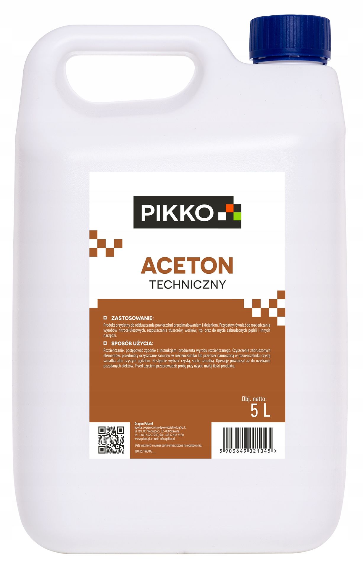 Aceton 5 l Pikko