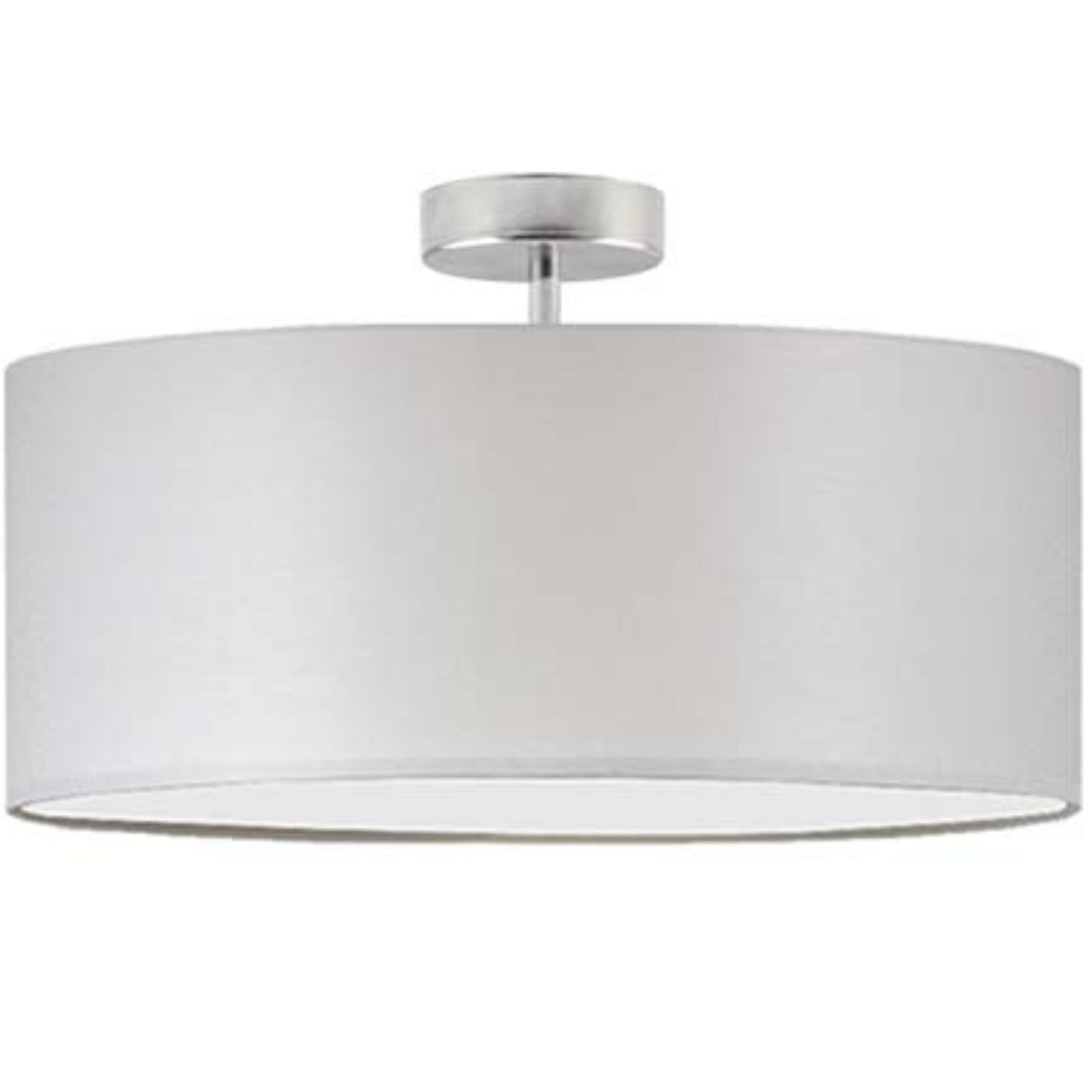 Lampa sufitowa żyrandol plafon Led abażur E27 do salonu szara Blues 30cm