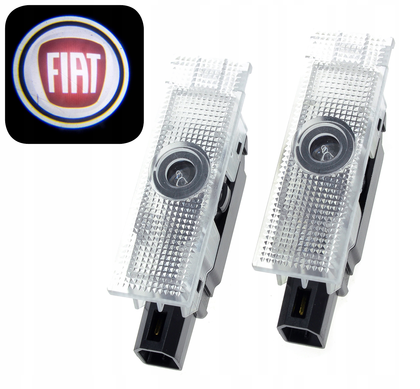 Fiat Światło do Drzwi 2x Logo Projektor 500X Punto