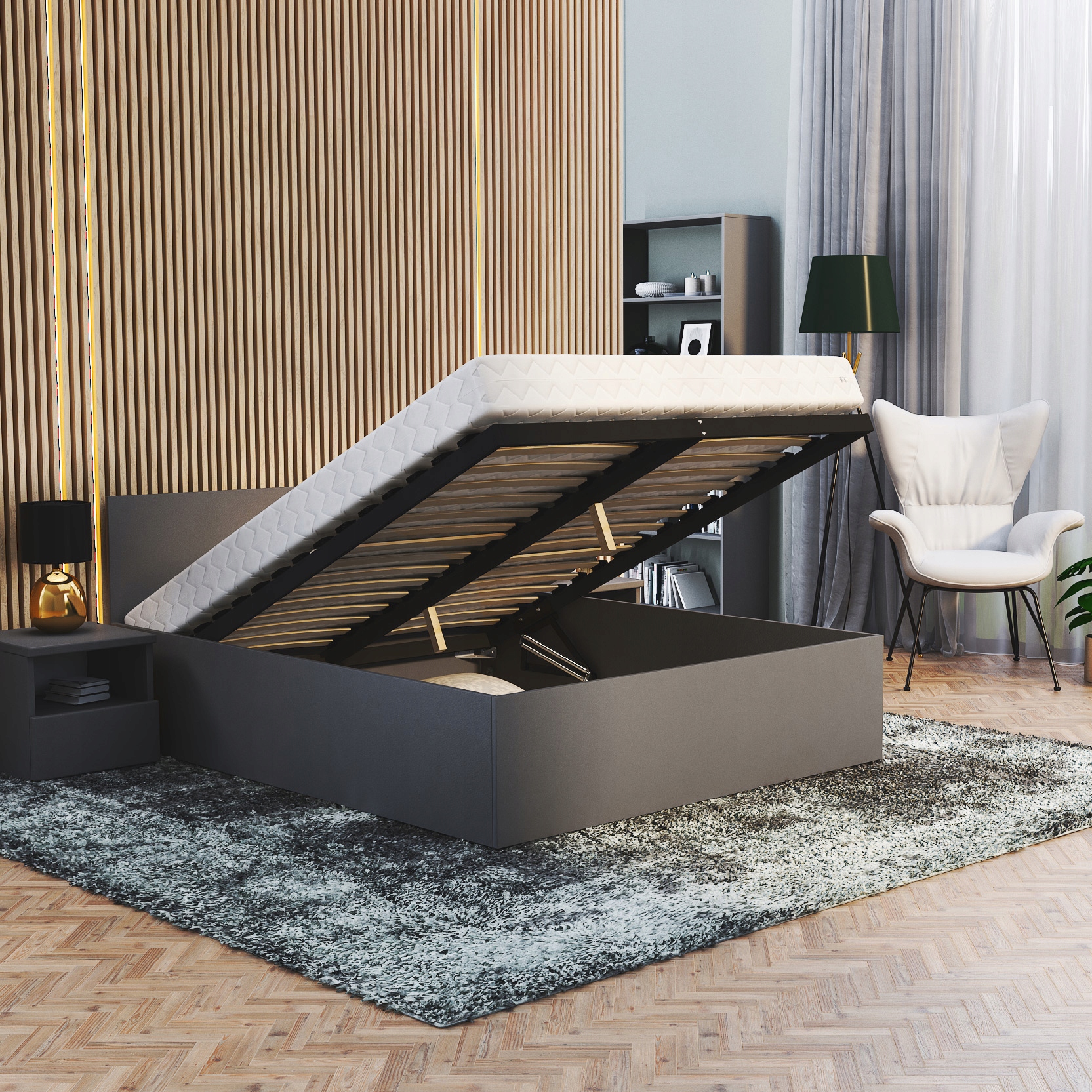 Łóżko 120x200 materac podnoszone Panama Pm