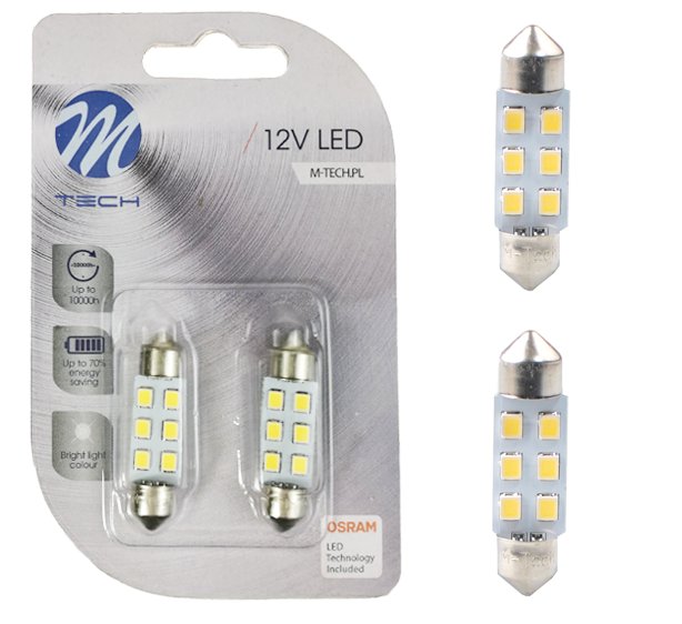 Zarowka Led 12V C5W 36MM 6XSMD2835 Osram