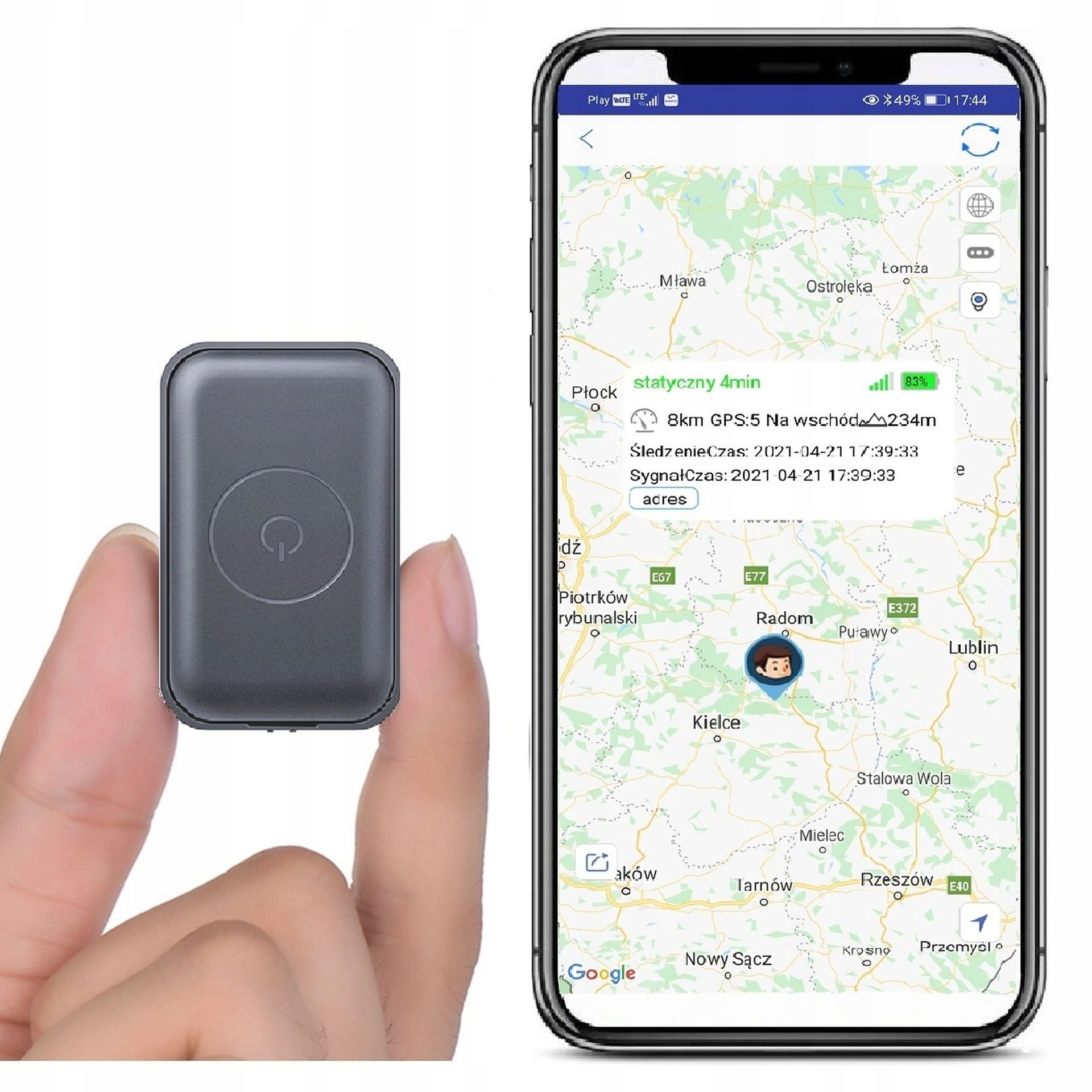 Mini Lokalizator Gps Tracker Podsłuch Nagrywanie