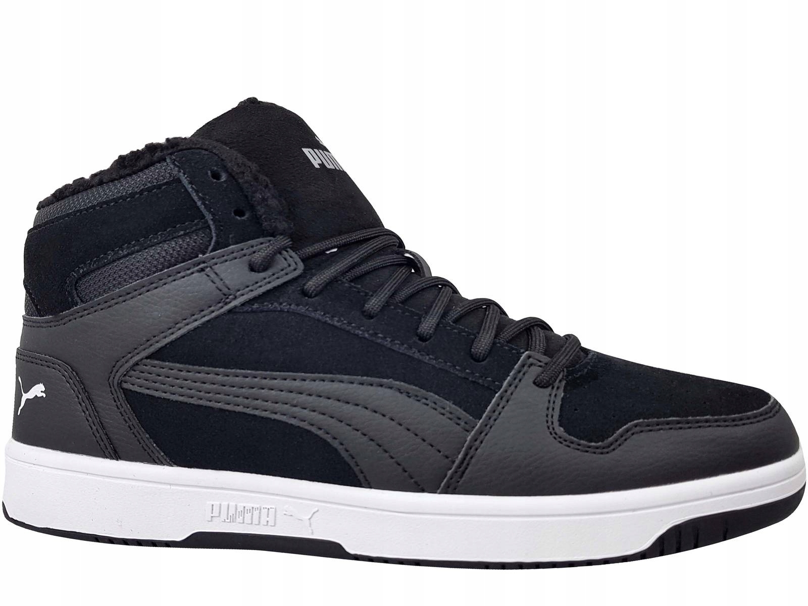Puma Rebound MID Buty Wysokie Ocieplane Futerkiem