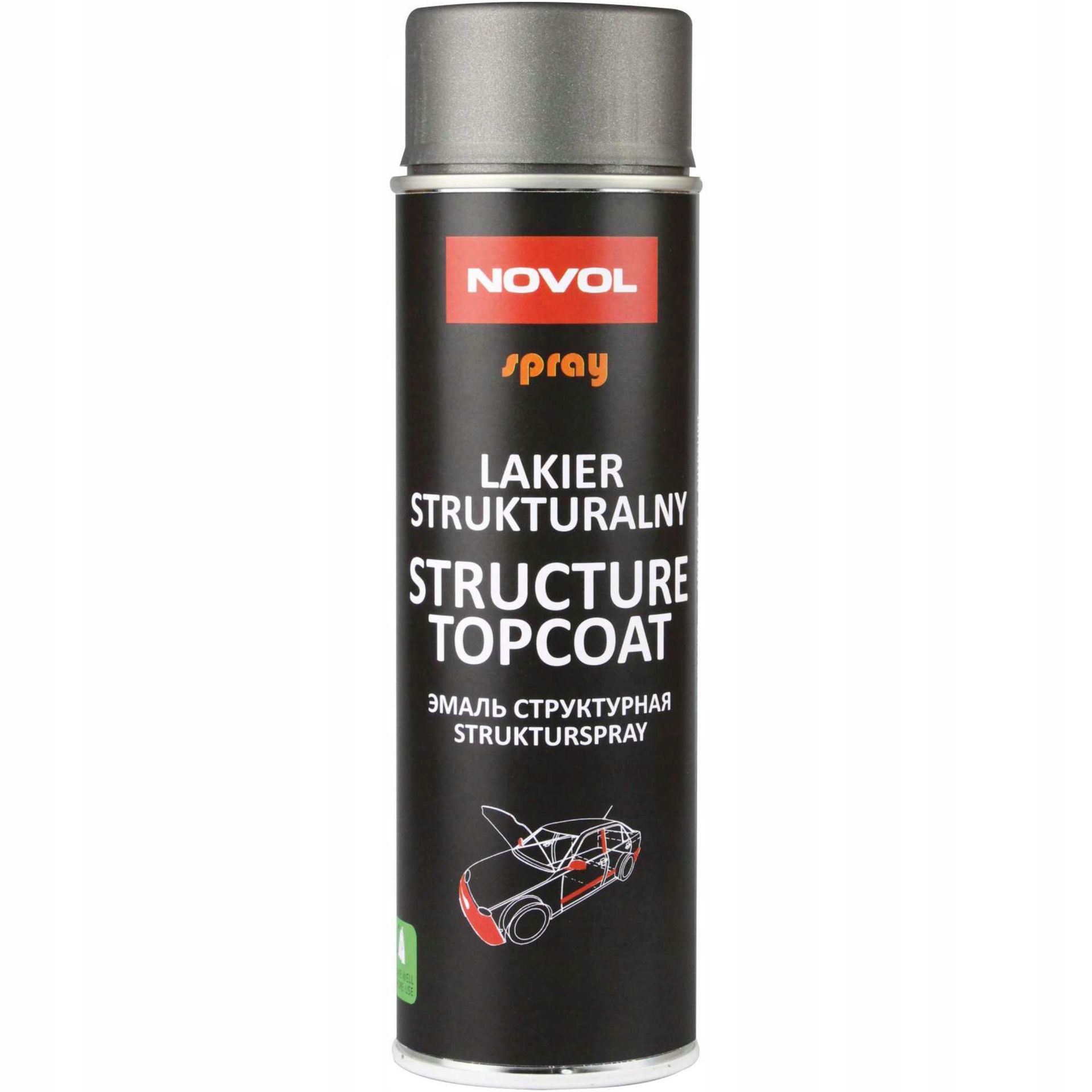 Novol Structure Lakier Strukturalny Antracyt Spray