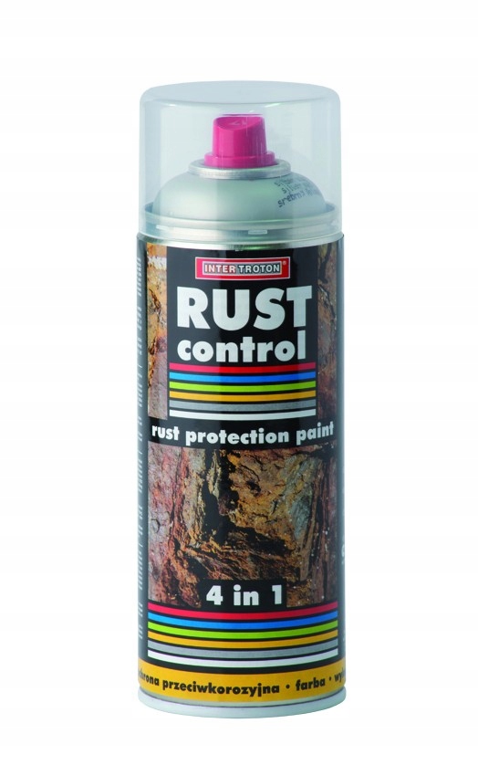 Troton Rust Control 4 w 1 spray 400ml srebrny Ral 9006