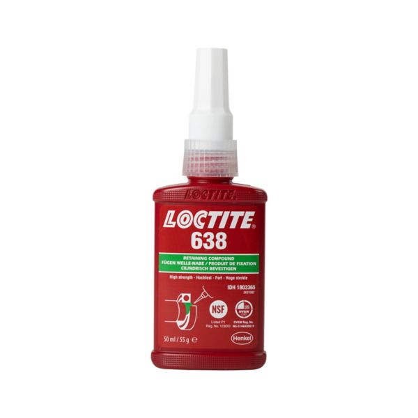 Klej Loctite 638 50 ml Mocowanie współosiowe