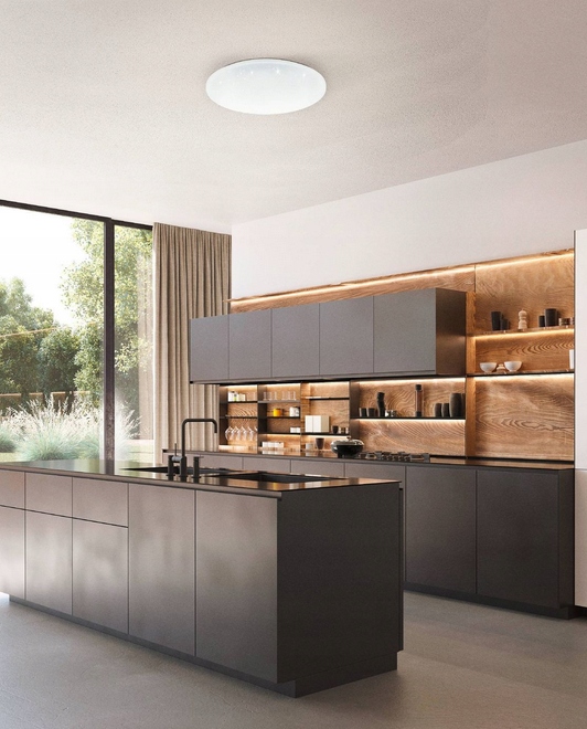 Lampa Led sufitowa plafon Eglo Pogliola-s 75579 310mm 31cm biała