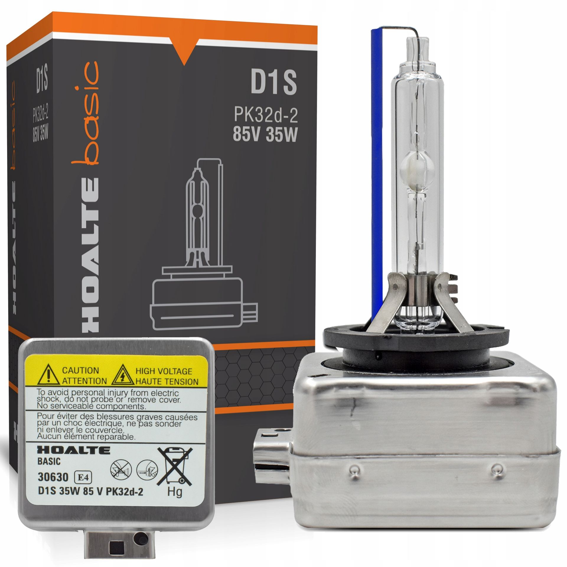 Xenon Żarnik Palnik Żarówka Ksenon 35W 85V PK32d-2 Hoalte 8000K Basic D1S