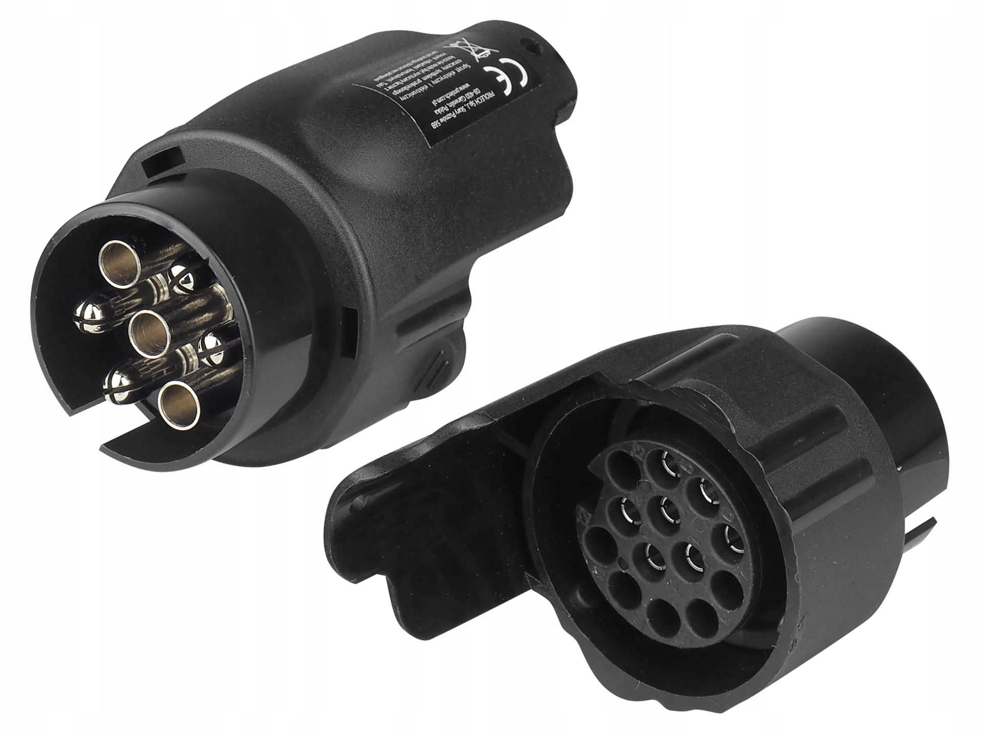 Reduktor Adapter Gniazda Przyczepy Samochodowej 7 Pin 13 Pin 12V