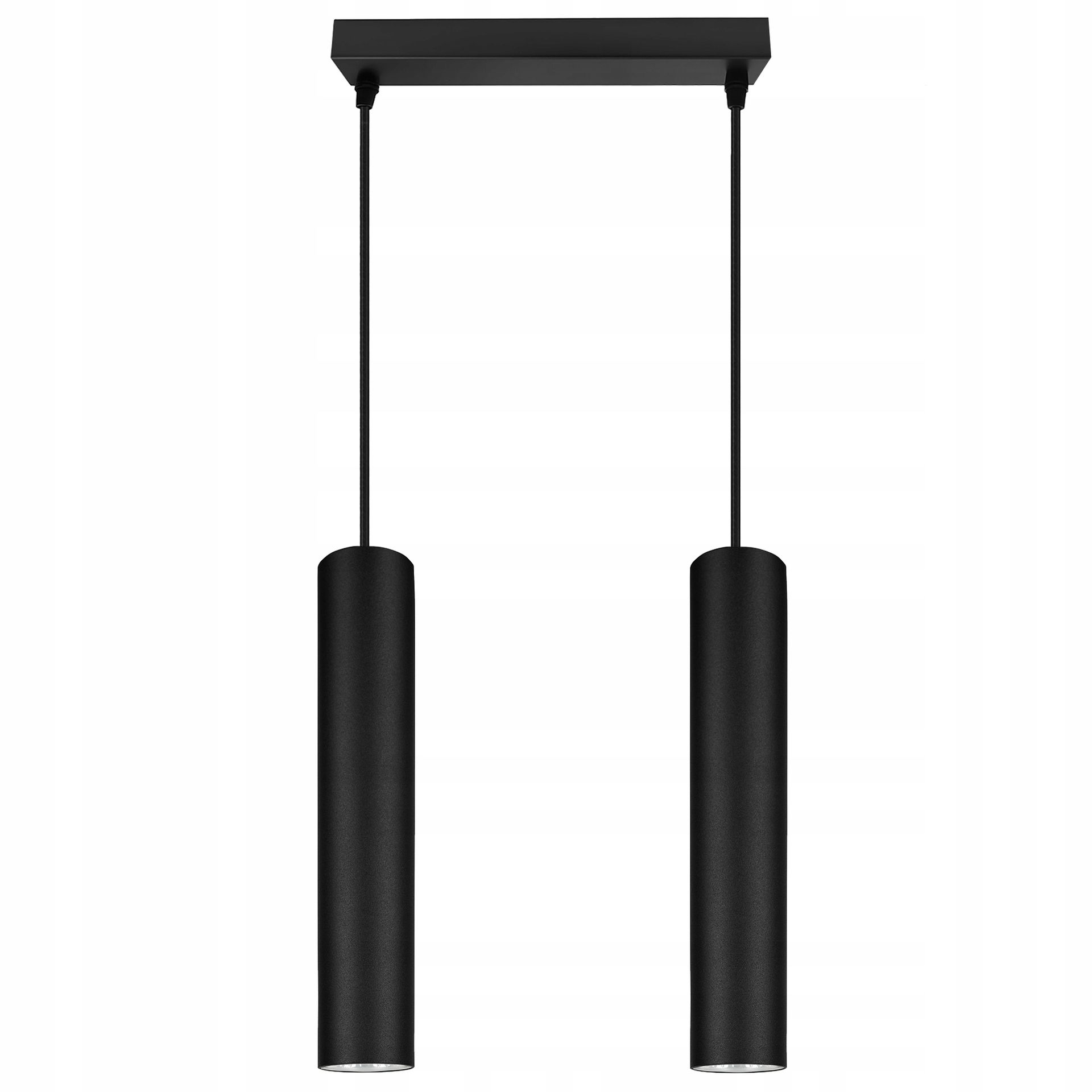 Lampa Wisząca Żyrandol Plafon Tuby Metal Led GU10