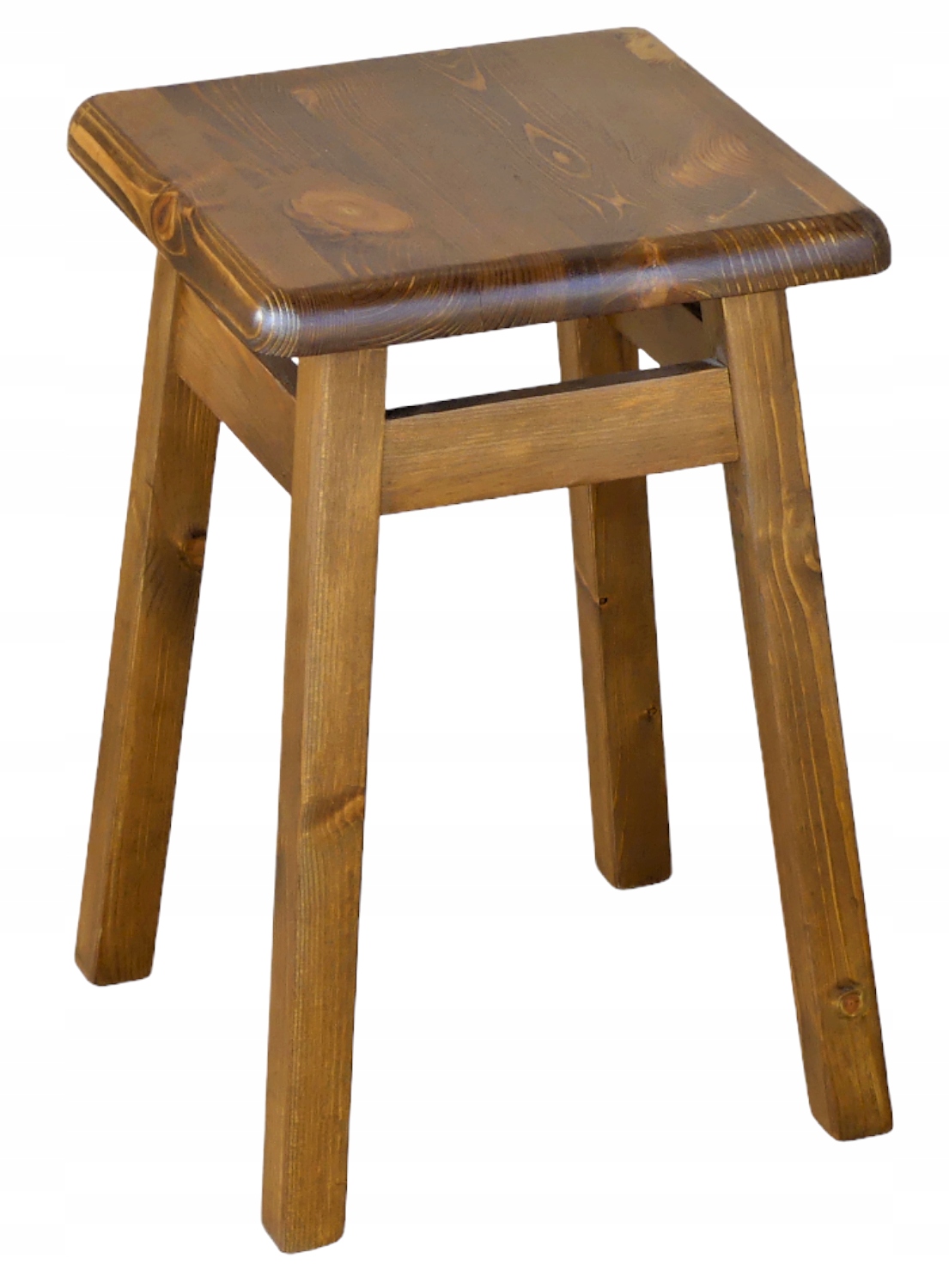 Taboret Kuchenny Drewniany Stołek Prosty dąb