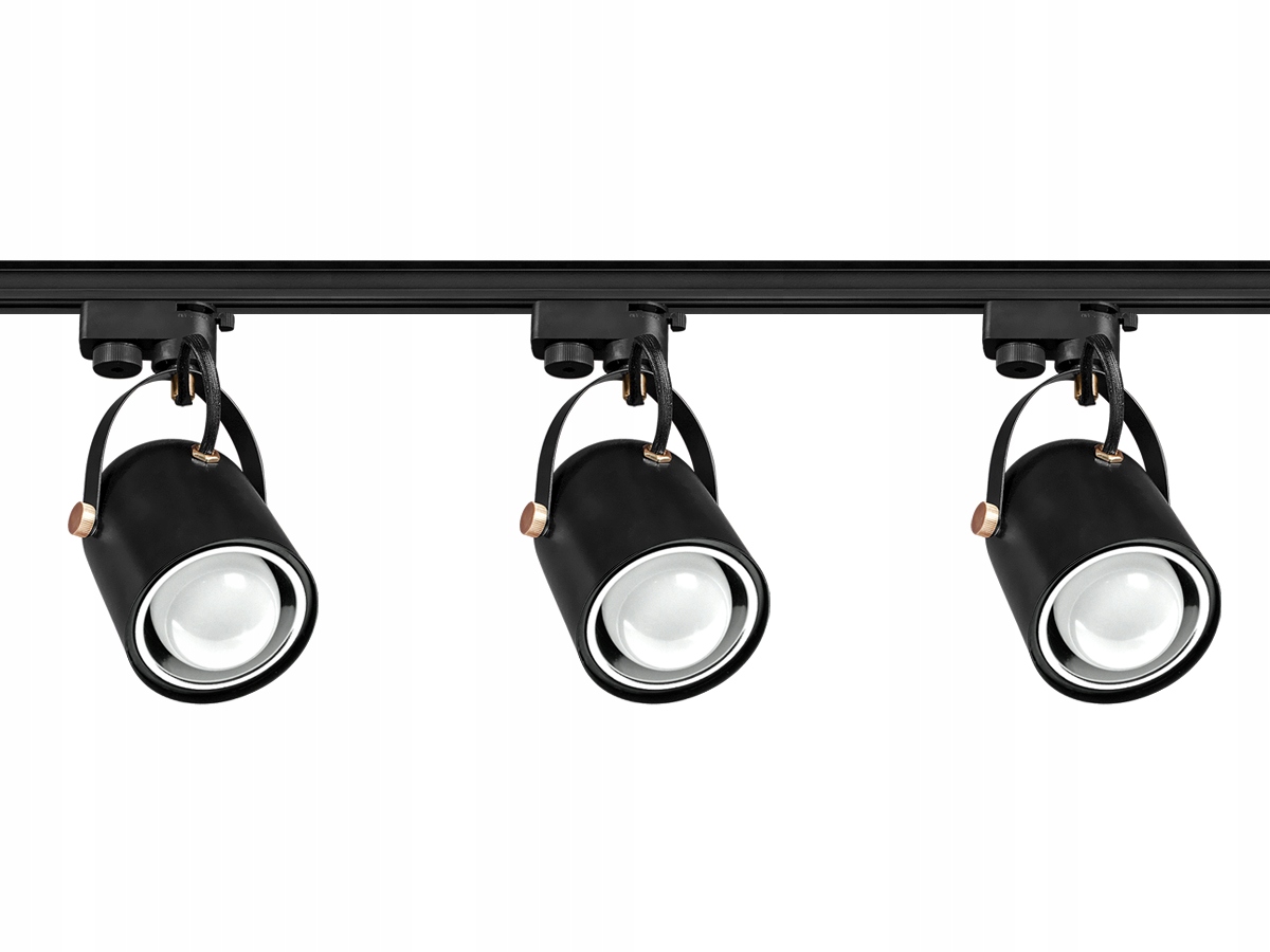 Oświetlenie Szynowe Led 3x Lampa Reflektor E27 Szynoprzewód 1,5m 1-Fazowy