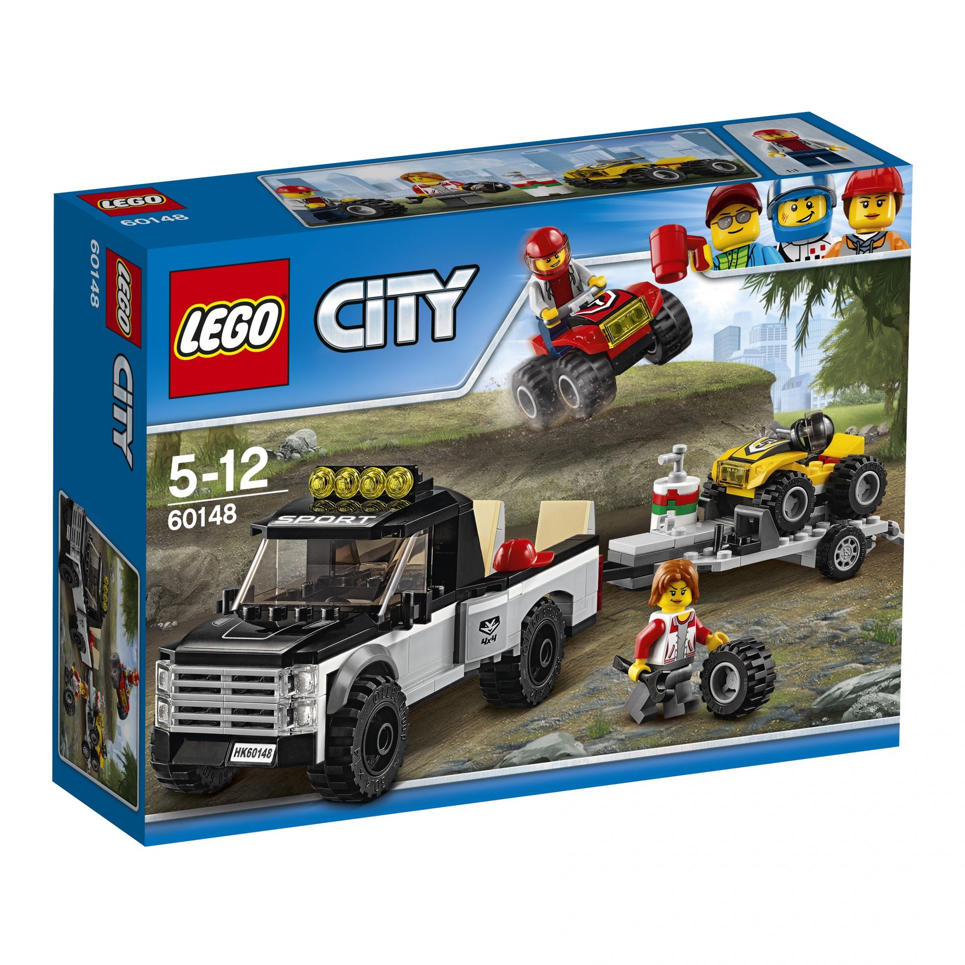 Lego City 60148 Wyścigowy zespół quadowy Wgniotka