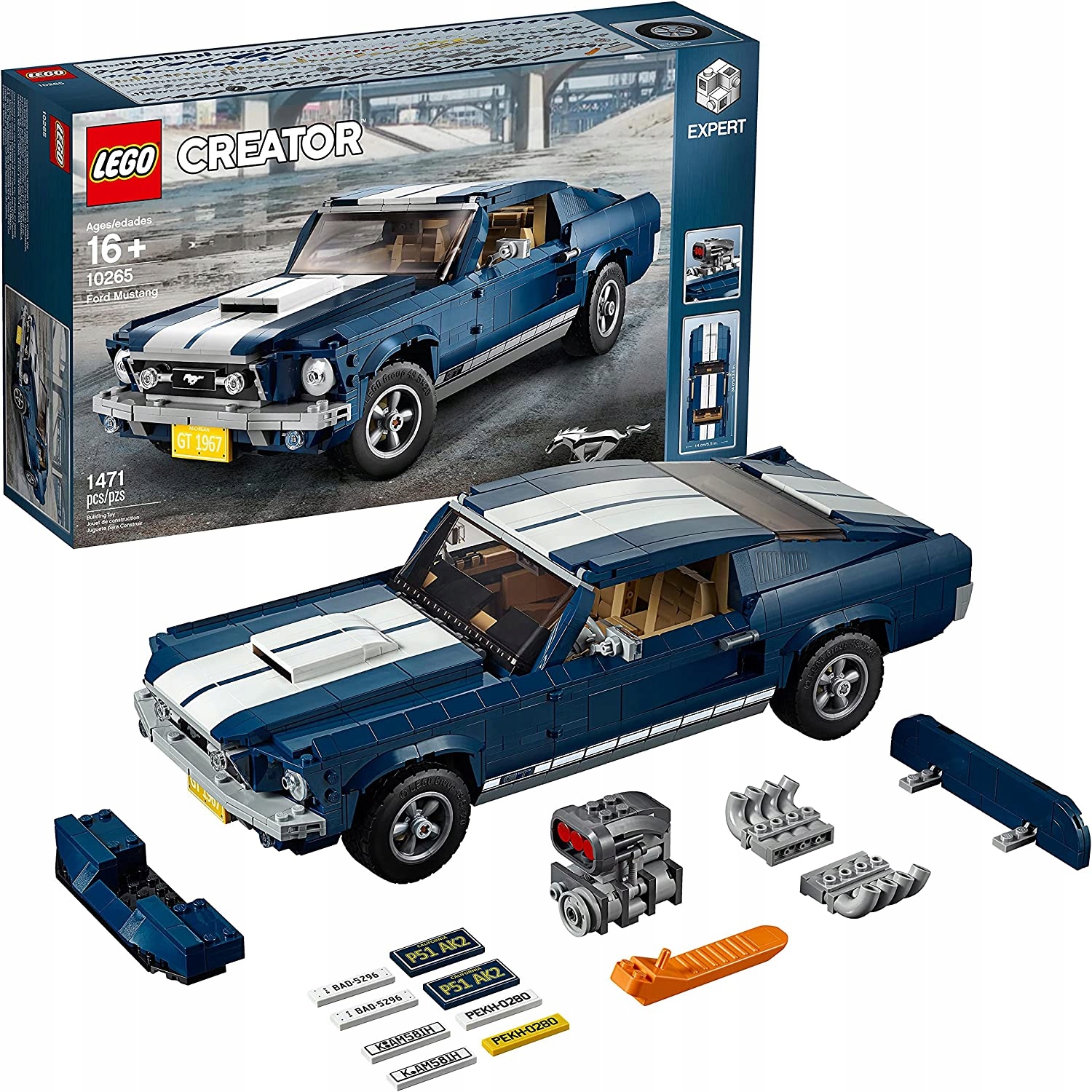 Lego Creator Expert 10265 Ford Mustang Lekko Wgniecione Opakowanie