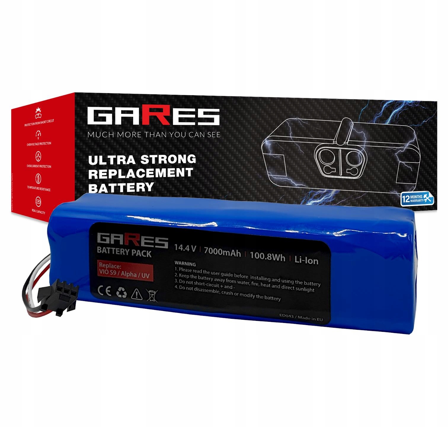 Bateria do Proscenic M7 Pro M8 Pro 14,4V 7Ah