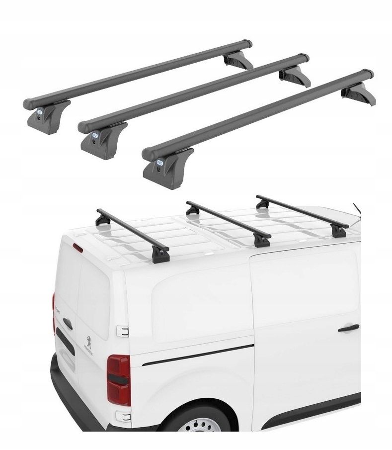 Bagażnik dachowy Ford Transit od 2014 3belki 150kg