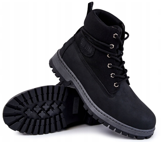 Męskie Buty Big Star KK174206 906 Czarny 43