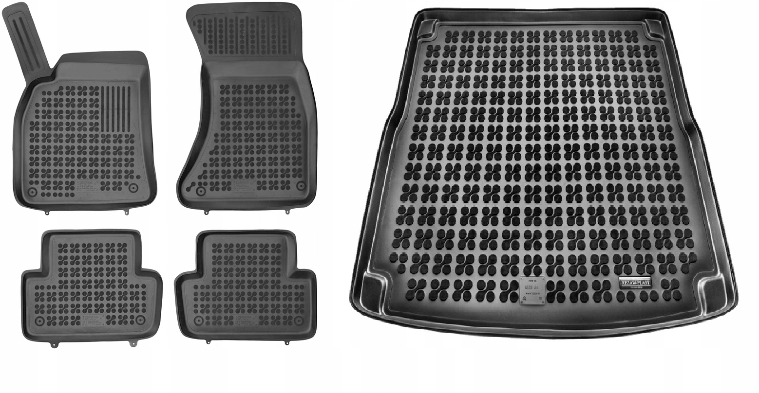 Audi A4 B8 Kombi 08-15 Dywaniki gumowe bagażnik