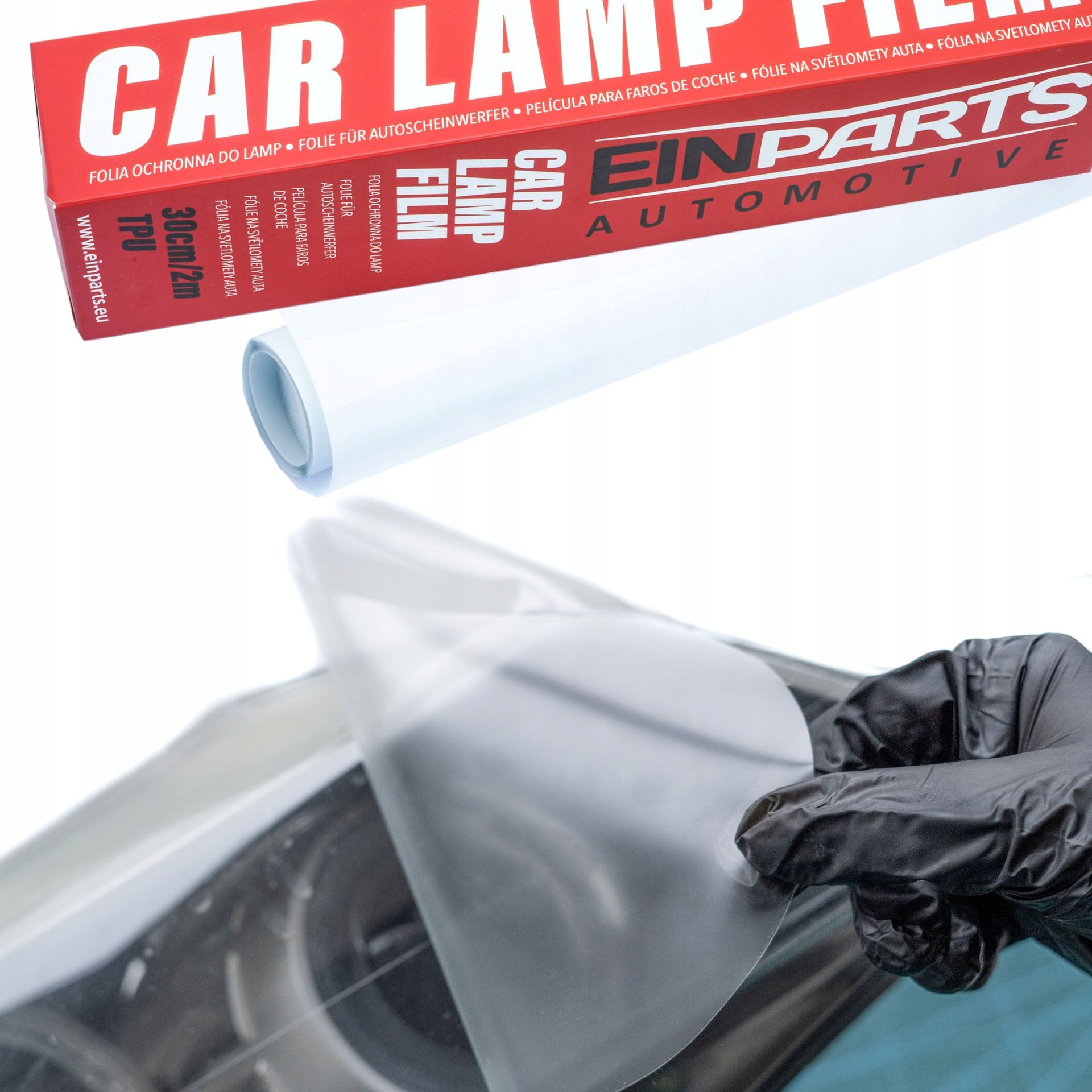 Folia Ochronna Ppf Na Lampy Reflektory Progi Bezbarwna Blokuje Uv 200x30CM