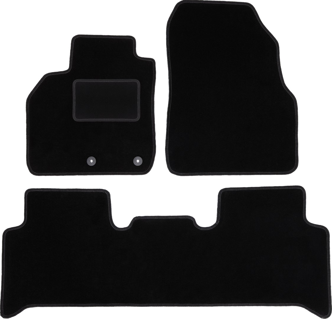 dywaniki czarne do: Renault Grand Scenic II minivan 2003-2009
