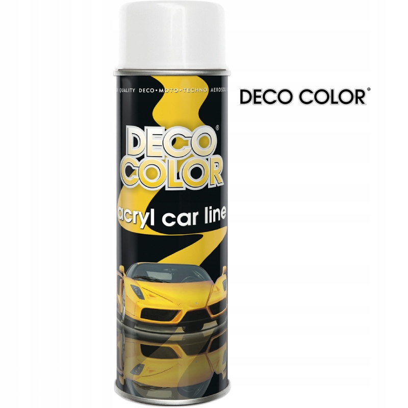 Deco Color lakier akrylowy biały połysk spray